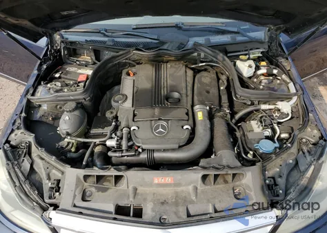 2012 Mercedes-Benz C 250 from USA, damaged, VIN WDDGF4HB2CR240408